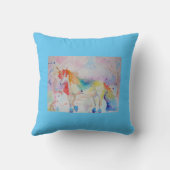 Licorne Arc-en-ciel Rose Coussin Douces Rêves Fill (Verso)