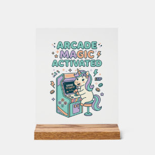 Licorne Arcade Magie Activée Graphique De Produit