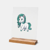 Licorne avec Crinière à l'Essence Mignon Design de (Angle)