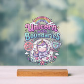 Licorne avec des frontières Charme Vêtements Graph (Neutre)