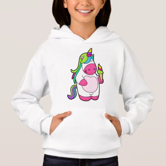 Licorne avec glace au gaufre (Devant)