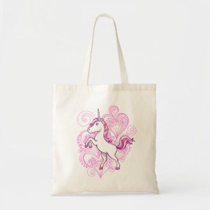 Licorne avec le sac d'arrière - plan de henné de