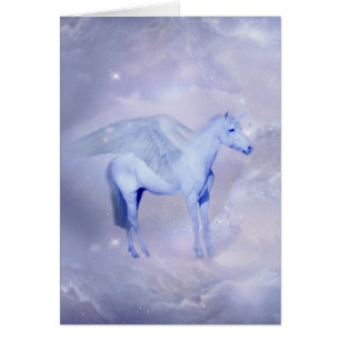 Licorne avec l'imaginaire d'ailes