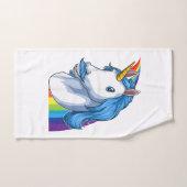 Licorne avec Moustache Dadacorn Dadicorn Licorne D (Serviette à main)