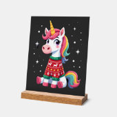 Licorne avec Sweat de Noël Filles Licorne Chris (Angle)