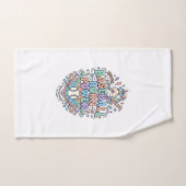 Licorne Baseball Corne Puissance Kawaii Conception (Serviette à main)