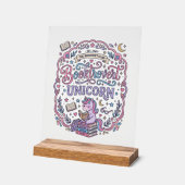 Licorne Booktrovert Licorne Amusant Cadeau Mignon (Angle)