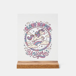 Licorne Cloud Hopper Licorne Ludique Cadeau Mignon