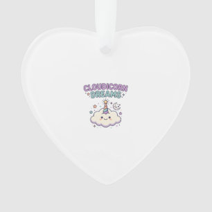 Licorne Cloudicorn Rêves Tendance Graphique Tee De