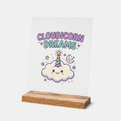Licorne Cloudicorn Rêves Tendance Graphique Tee De (Angle)
