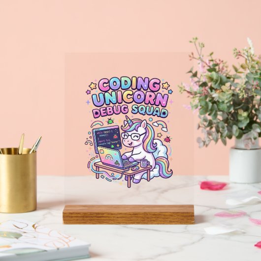 Licorne Coding Licorne Debug Squad Marché Charmeur (Mariage)