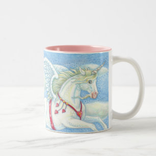 Licorne Cœurs Volants PEGASUS MUG VALENTIN Personn