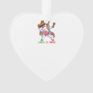 Licorne Dabbing Faisons la Fête Cinco de Mayo Enfa
