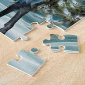 Licorne dans le puzzle de clair de lune (Côté)