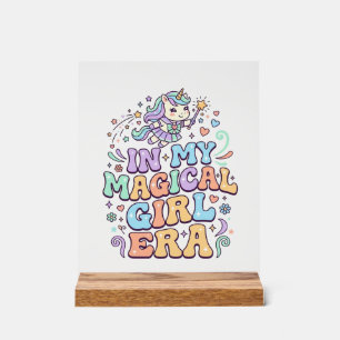 Licorne Dans Mon Autocollant Kawaii d'Ère de Fille