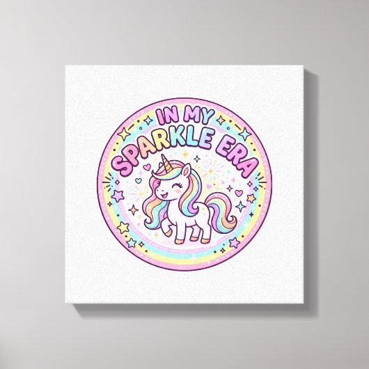 Licorne Dans Mon Ère De Brillance Drôle Impression (Recto)