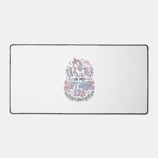 Licorne Dans Mon Ère De Magie Douce Typographie Lu (Recto)
