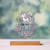 Licorne Dans Mon Ère De Magie Douce Typographie Lu (Neutre)