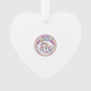 Licorne Dans Mon Ère Étincelante Impression Drôle 