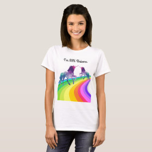 Licorne d'arc-en-ciel - le T-shirt des femmes