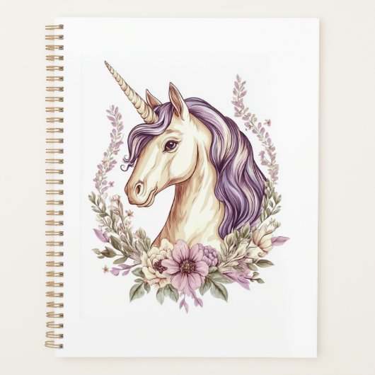 Licorne de Fantaisie Florale (1) (Devant)