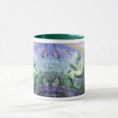 Licorne de la tasse d'art de papillons (Centre)