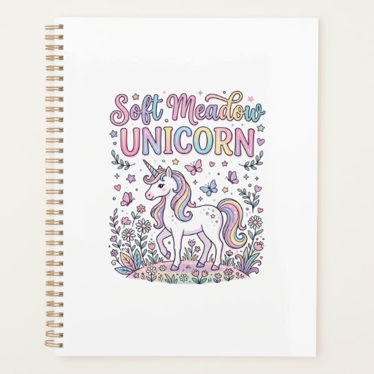 Licorne Douce Prairie Licorne Adorable Conception  (Devant)