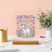 Licorne Douce Prairie Licorne Conception De Vecteu (Mariage)