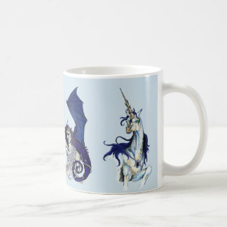 Licorne et tasse de dragon