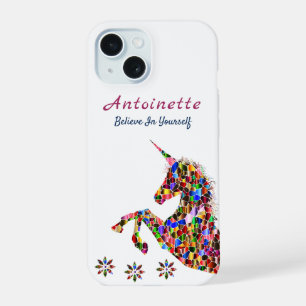 Licorne Fantastique Magique Pailleté Personnalisa