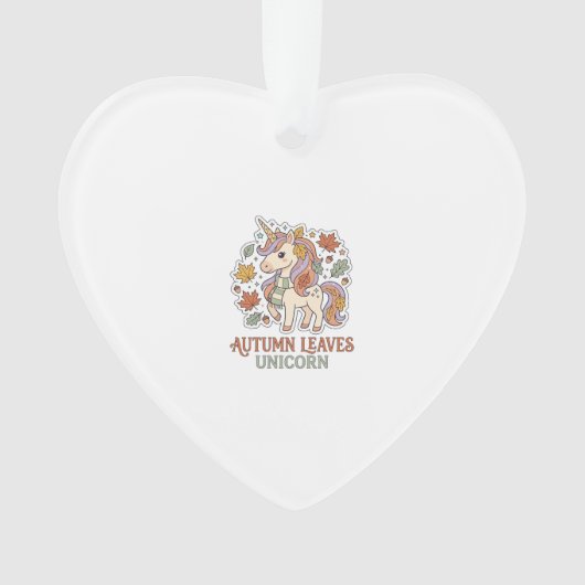Licorne Feuilles d'Automne Licorne Conception Grap (devant)