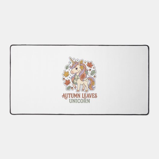 Licorne Feuilles d'Automne Licorne Conception Grap (Recto)