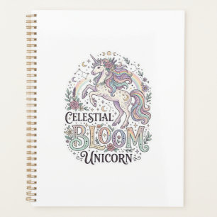 Licorne Fleur Céleste Licorne Premium Vecteur Typ