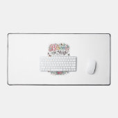 Licorne Fleurir avec la Typographie Vectorielle Pr (Clavier et souris)