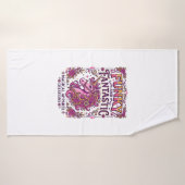 Licorne Funky et Fantastique Design Zazzle Élégant (Serviette de bain)