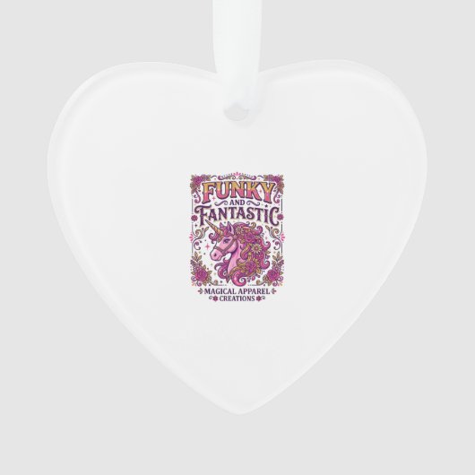 Licorne funky et fantastique design zazzle stylé_ (devant)