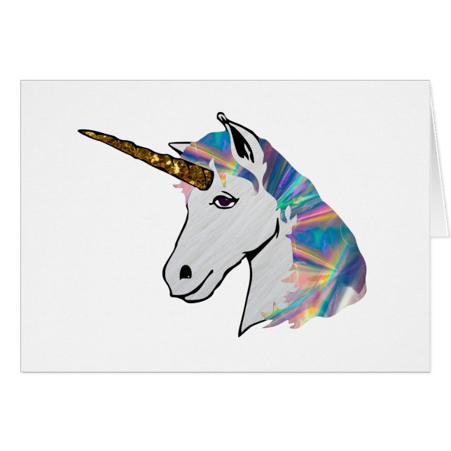 licorne holographique (Devant horizontal)