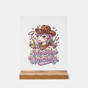 Licorne Howdy Idée Cadeau Licorne Autocollant et C