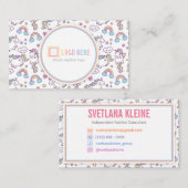 Licorne indépendante de carte de visite de (Devant / Derrière)