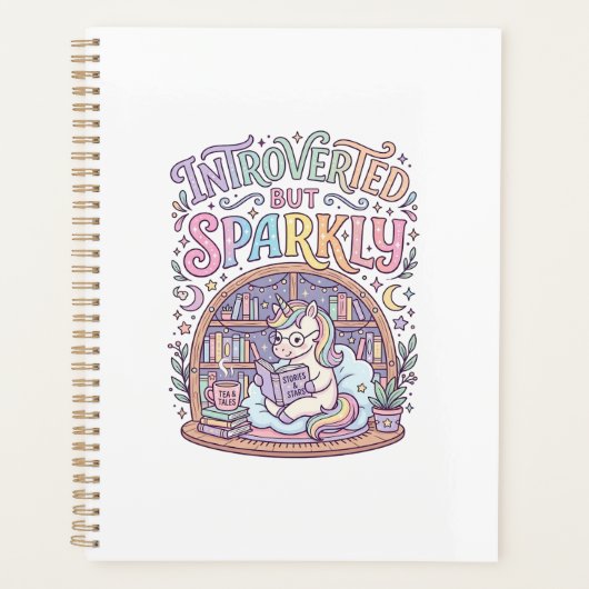 Licorne Introvertie mais Originale Blanche Étincel (Devant)