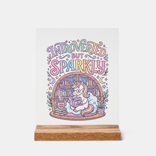 Licorne Introvertie mais Originale Blanche Étincel (Recto)
