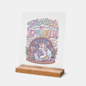 Licorne Introvertie mais Originale Blanche Étincel (Angle)