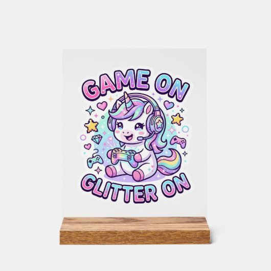 Licorne Jeu Sur Paillettes Sur Graphisme Marchandi (Recto)