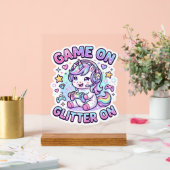 Licorne Jeu Sur Paillettes Sur Graphisme Marchandi (Mariage)