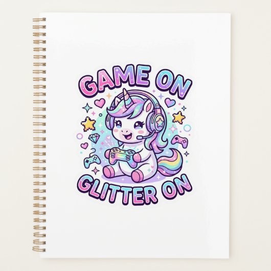 Licorne Jeu Sur Paillettes Sur Graphisme Marchandi (Devant)