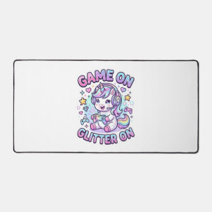 Licorne Jeu Sur Paillettes Sur Graphisme Marchandi
