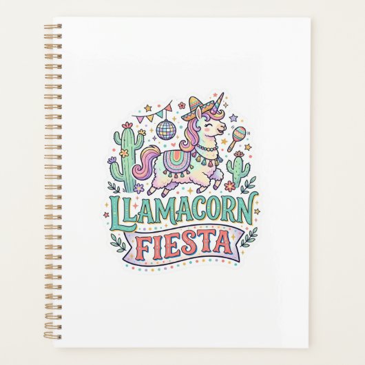 Licorne Llamacorn Fiesta Premium Vector POD Artwor (Devant)