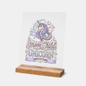 Licorne Lune Enfant Licorne Conception Originale Z (Angle)