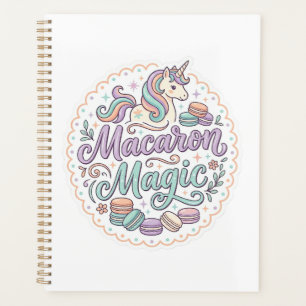 Licorne Macaron Magie Fantaisiste T-Shirt Design_1