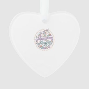 Licorne Macaron Magie T-Shirt Fantaisiste Design_1